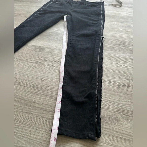 Rag & Bone black jeans with side zipper, Sz 31 - Picture 8 of 8